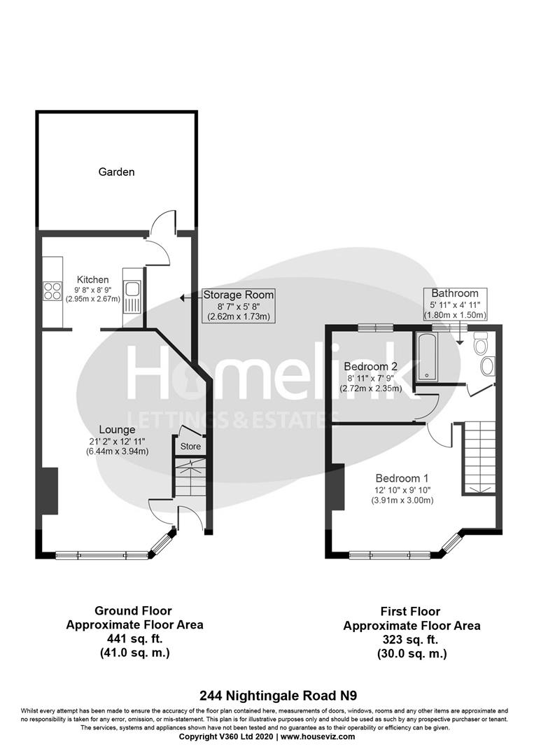 244, Nightingale Road, Edmonton floorplan