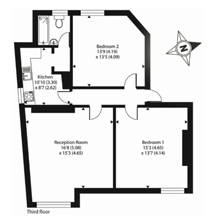 The Beaufort, Temple Street, Llandrindod Wells floorplan