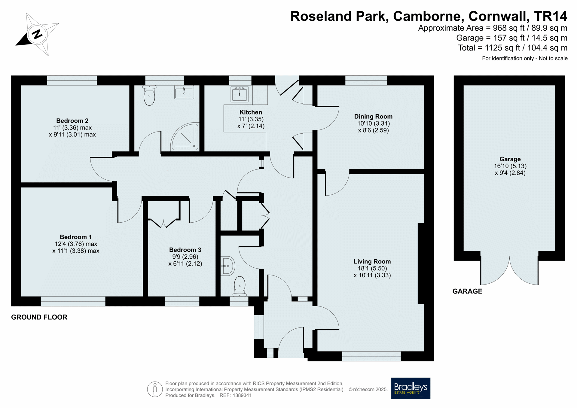 90, Roseland Park, Cornwall floorplan