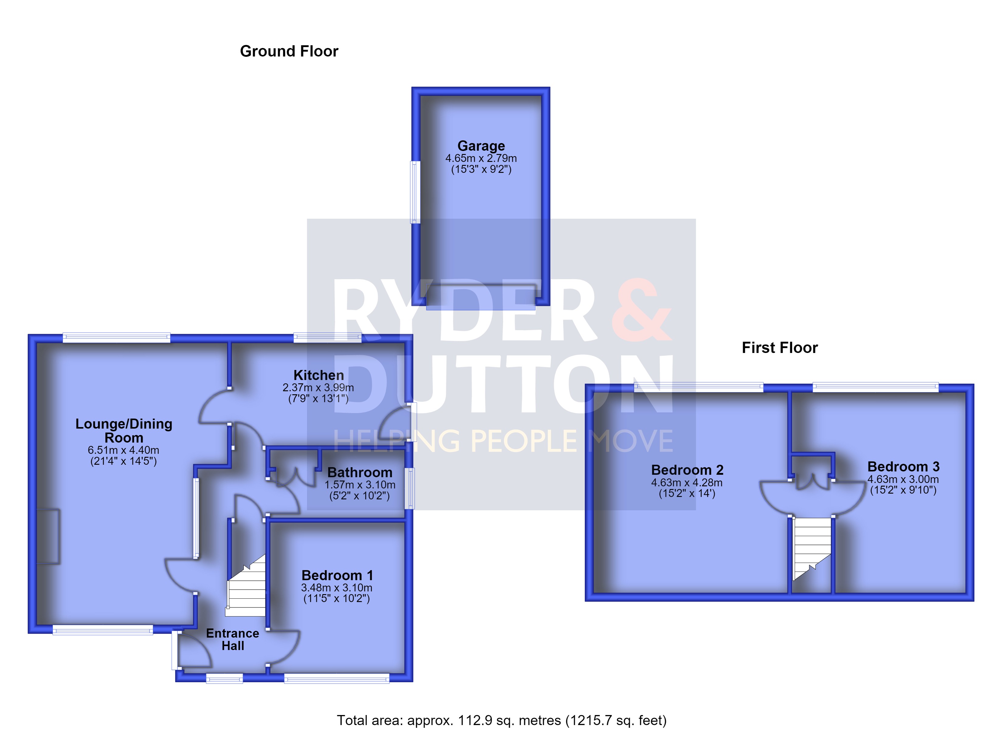 54, Birch Road, West Yorkshire floorplan