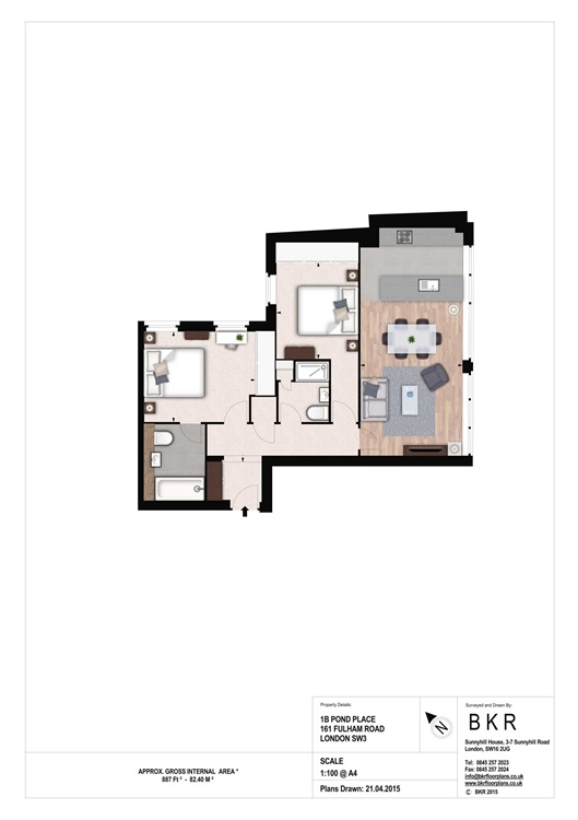 2 Bedrooms Flat to rent in 161 Fulham Road, South Kensington, London SW3