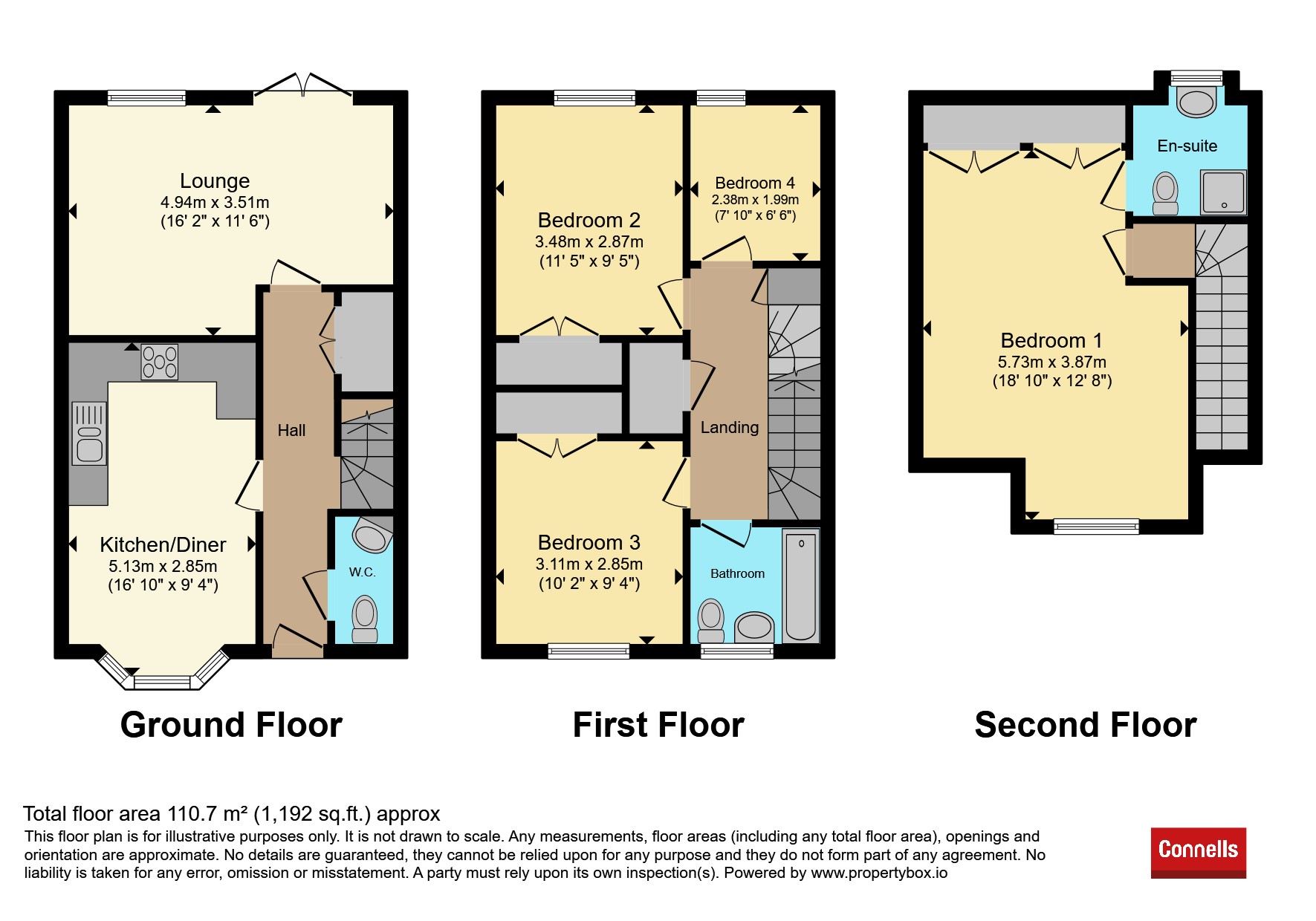 83, Bronte Avenue, HITCHIN floorplan