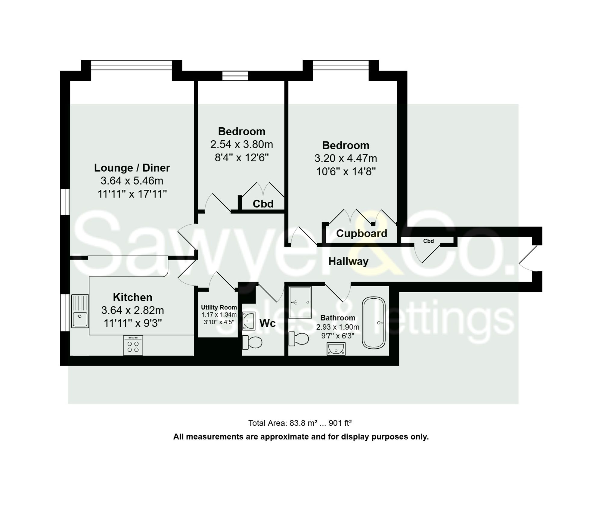 14 West View The Drive, Hove floorplan