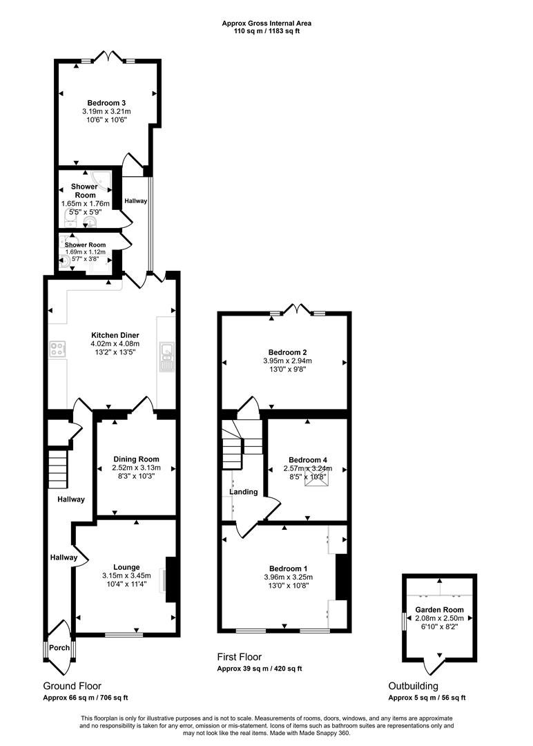 15, Palestine Grove, London floorplan