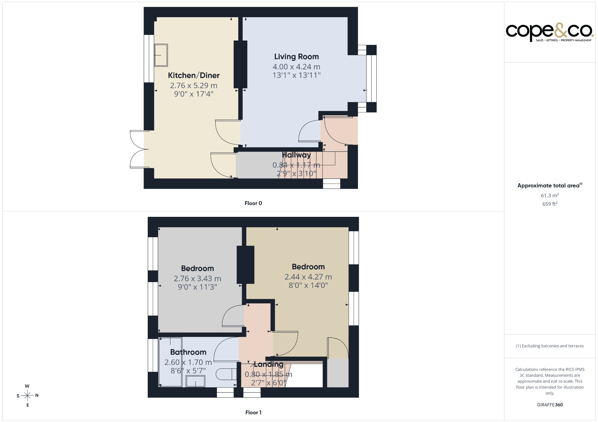 90 Parkside, Somercotes, Derbyshire floorplan
