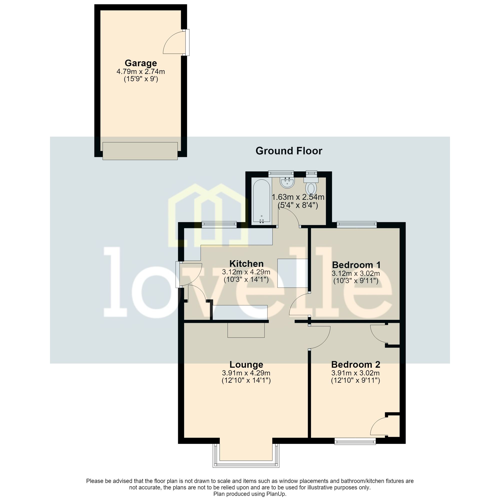 Lakeside Jubilee Road, Louth floorplan