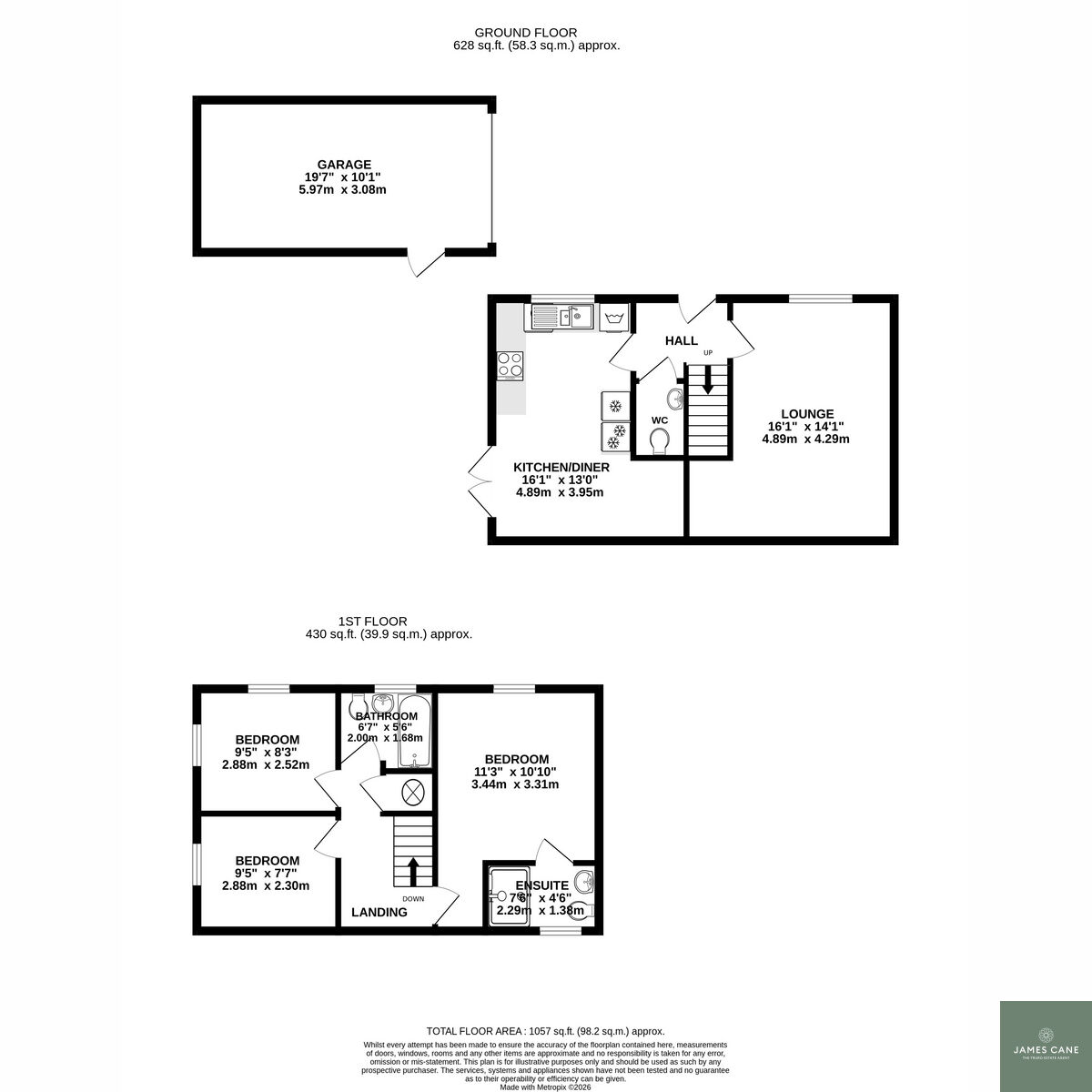 4, Kew Wav, Truro floorplan