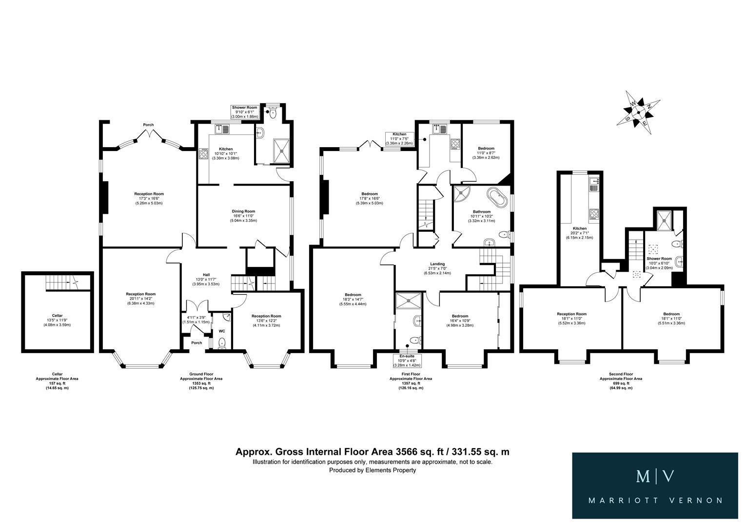 Kopleys, 43, Croham Park Avenue, South Croydon floorplan