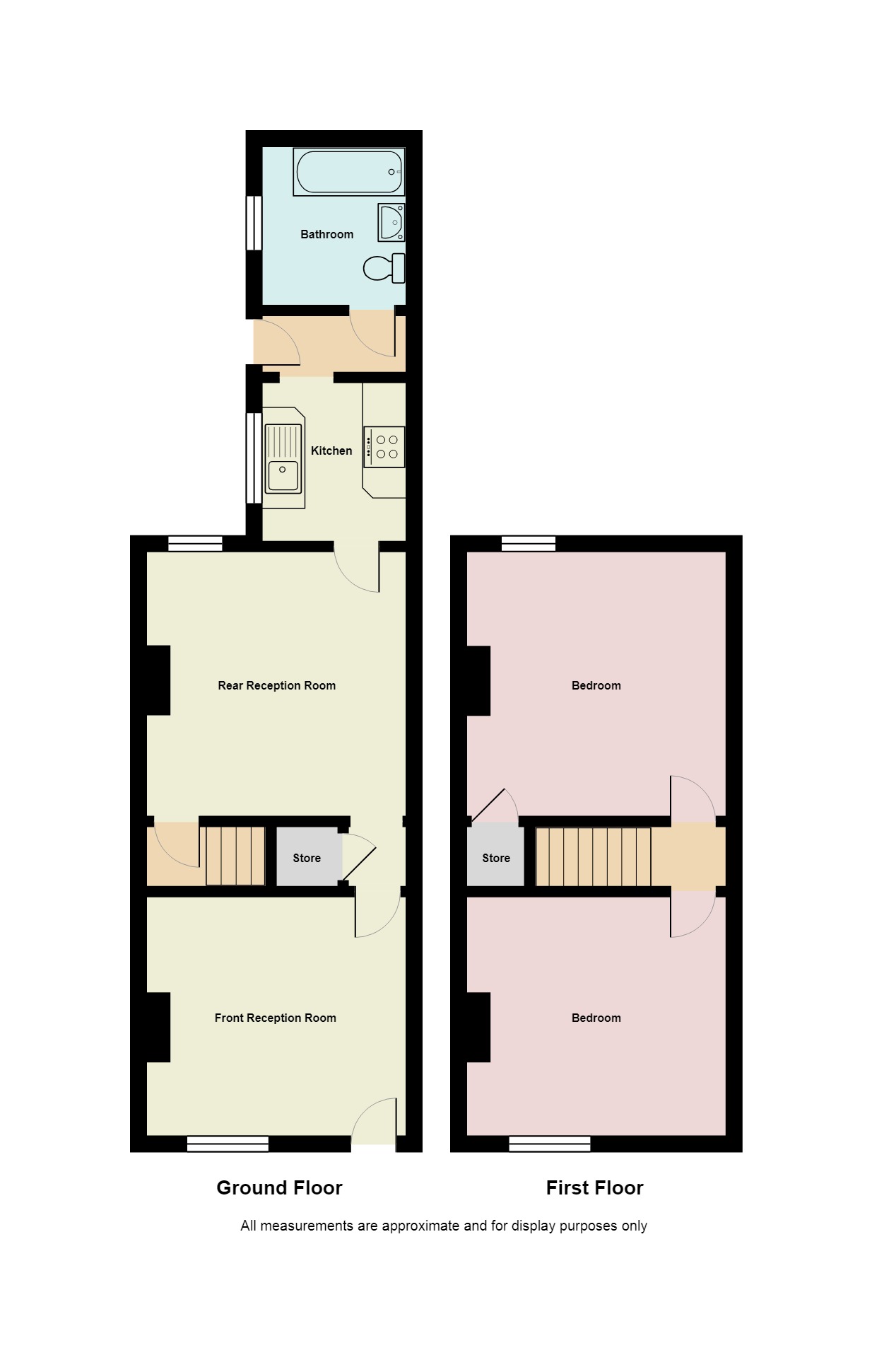 2 Bedrooms Terraced house for sale in Hayes Street, Bradeley, Stoke-On-Trent ST6