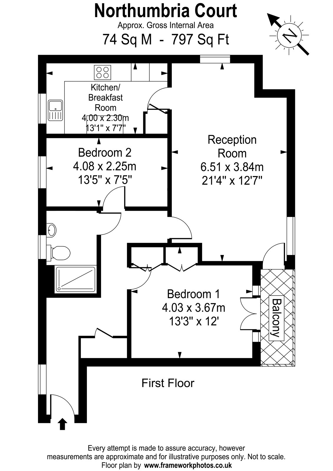 Sheen Road, Richmond floorplan