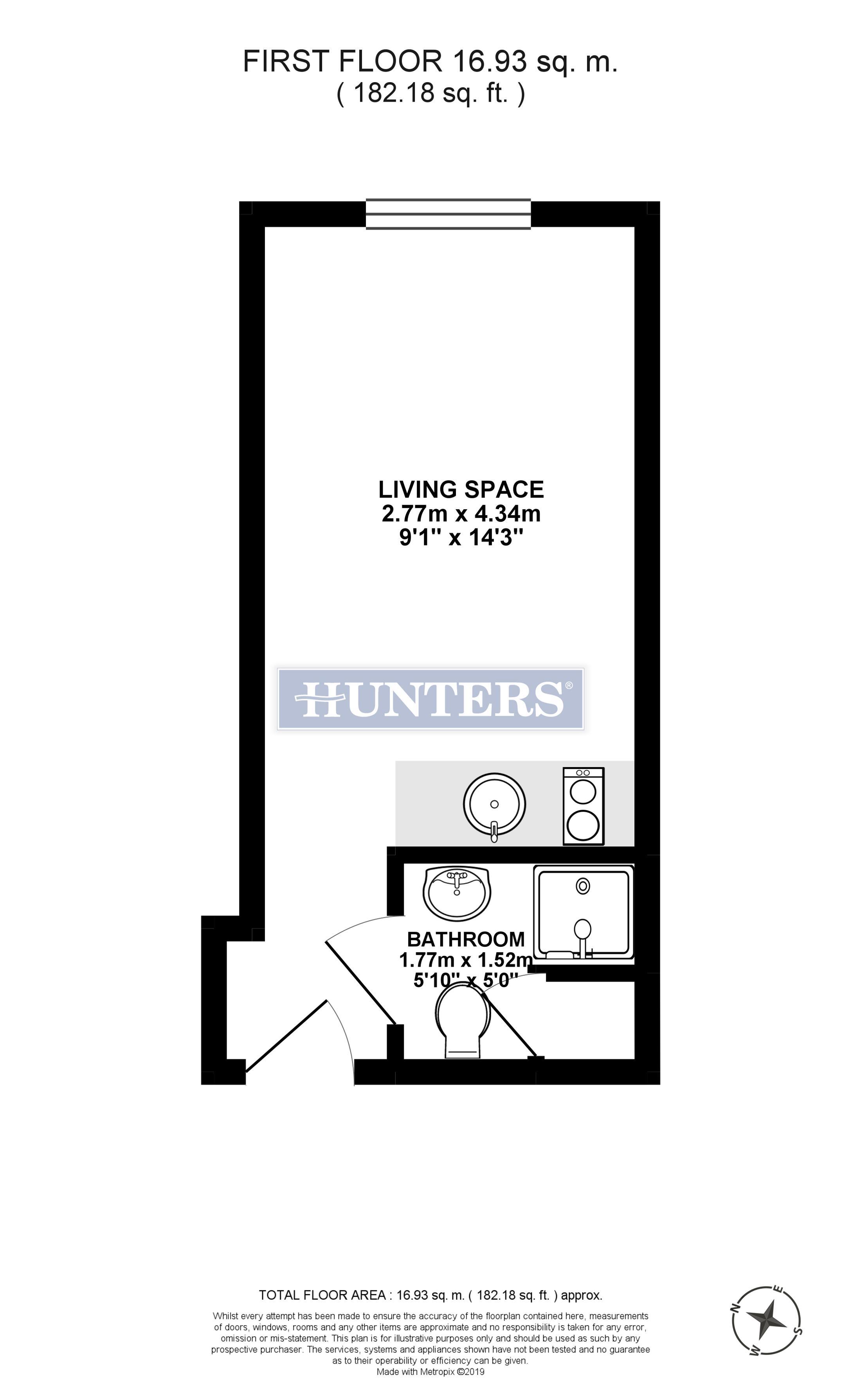 1 Bedrooms Studio to rent in Finchley Road, London NW3