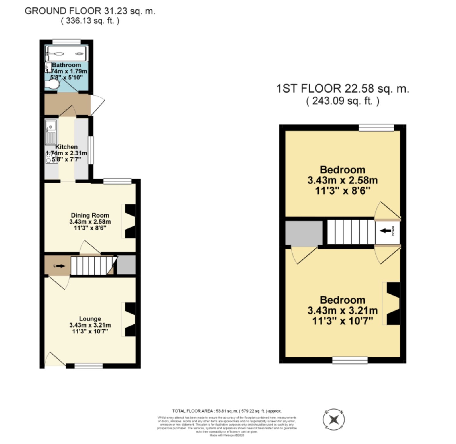 1B,, North Street, Kent floorplan
