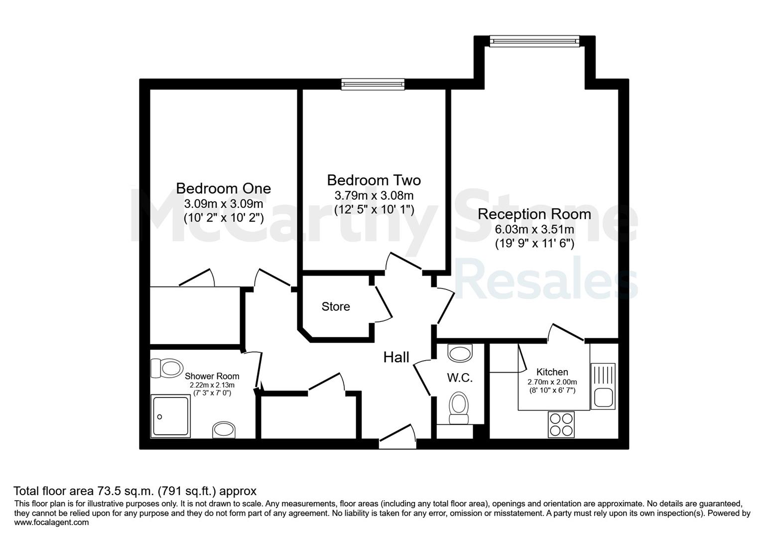 59-61 The Broadway, Amersham floorplan