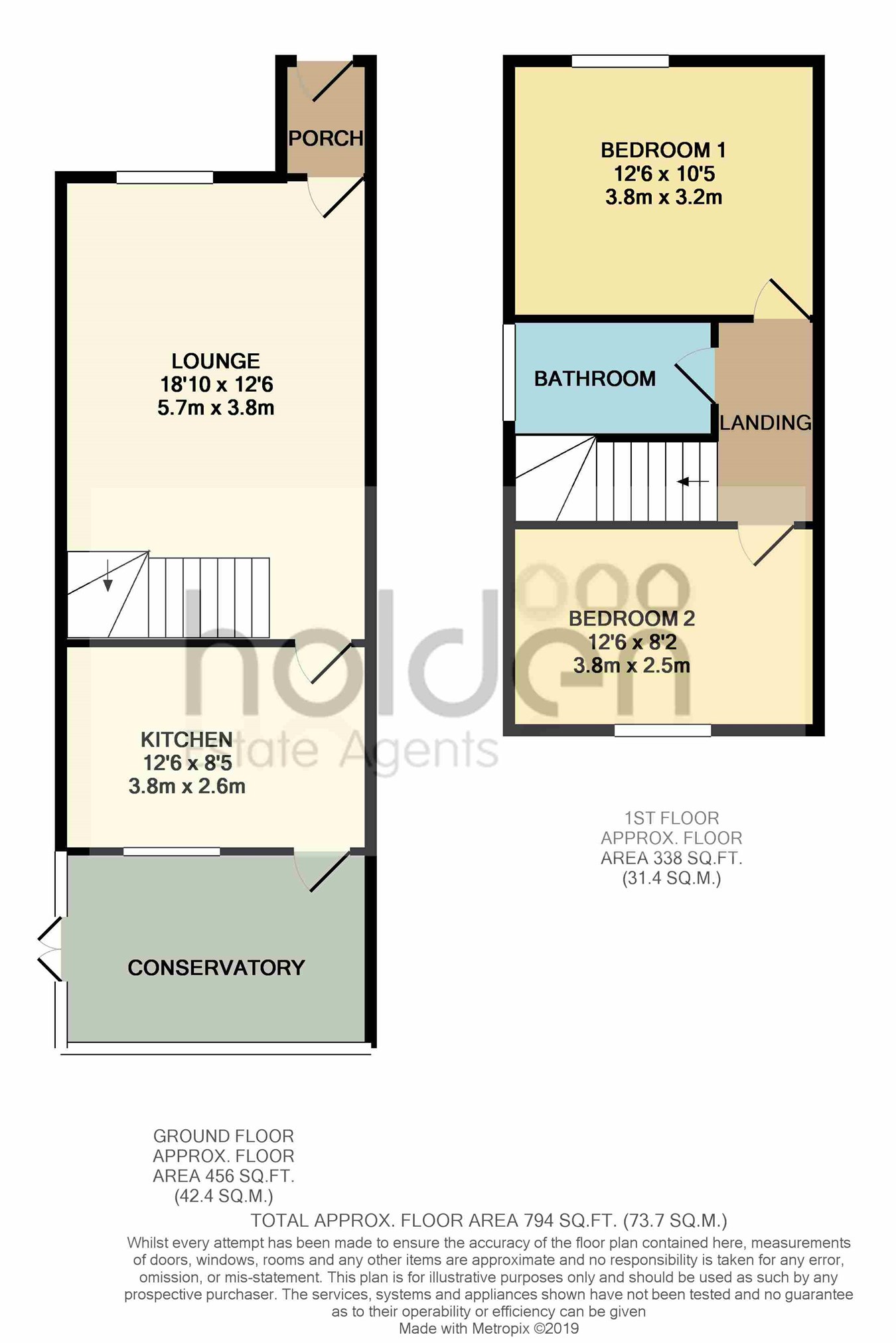 2 Bedrooms Semi-detached house for sale in Kingfisher Close, Heybridge, Maldon CM9