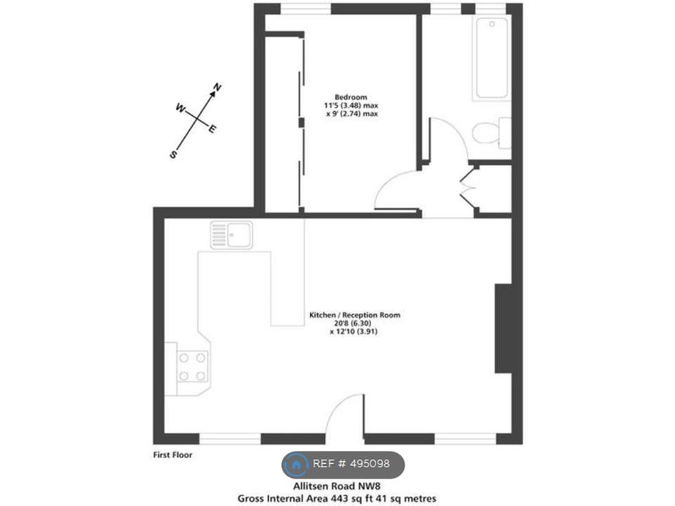 1 Bedrooms Flat to rent in De Walden House, London NW8