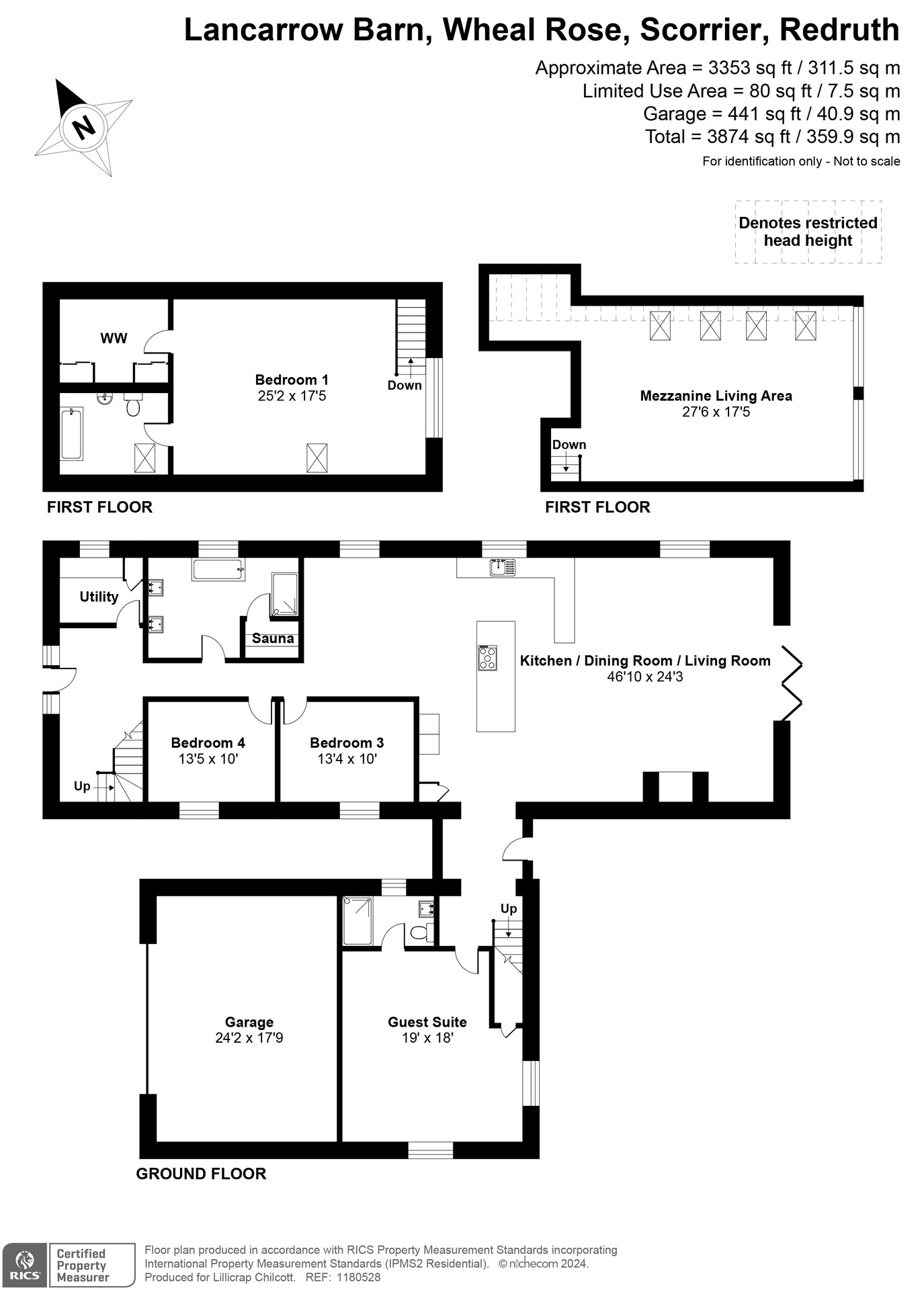 Lancarrow Barn, Redruth floorplan