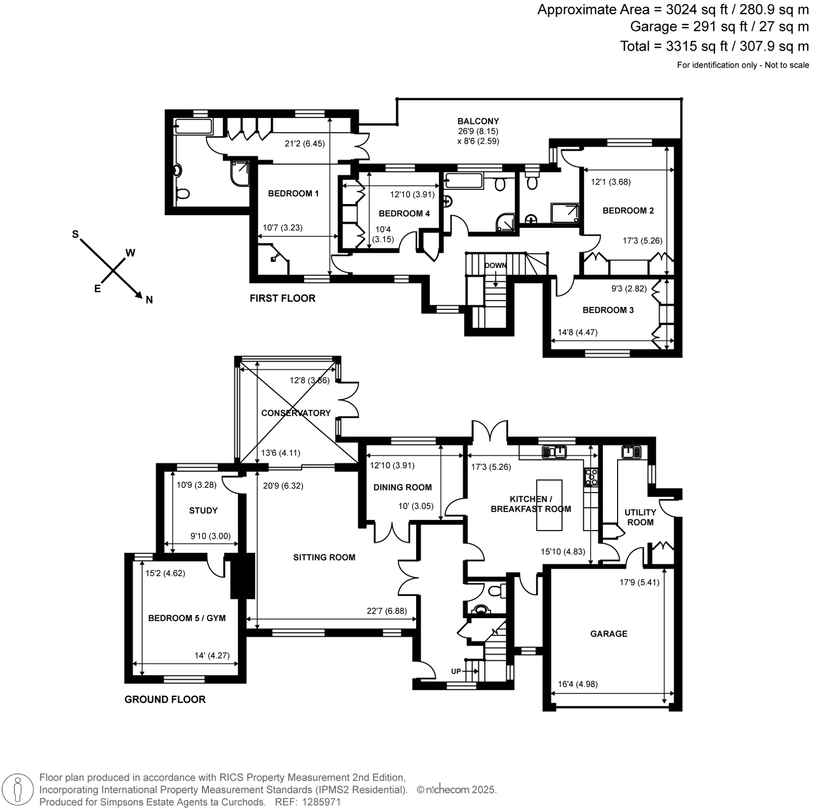 Willow House,, Pine Walk, East Horsley floorplan