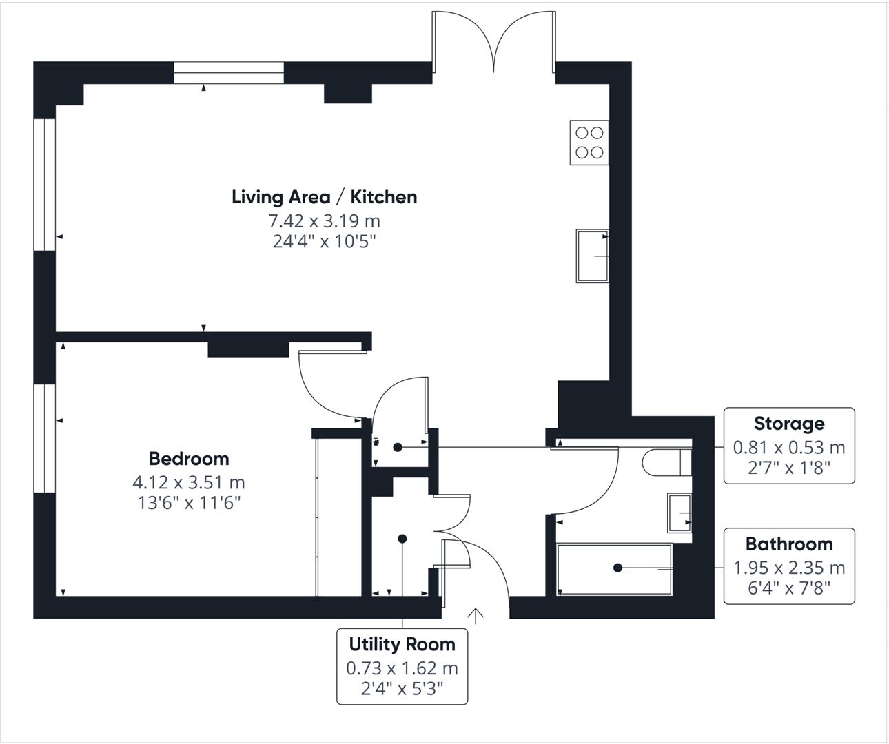 1 Ashley Road, Tottenham Hale floorplan