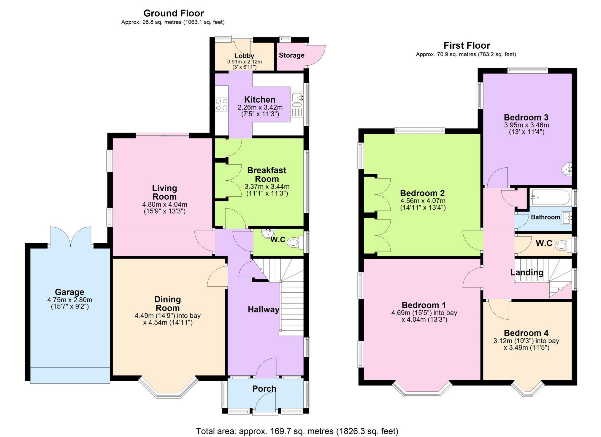 13, Elm Grove, Orpington floorplan