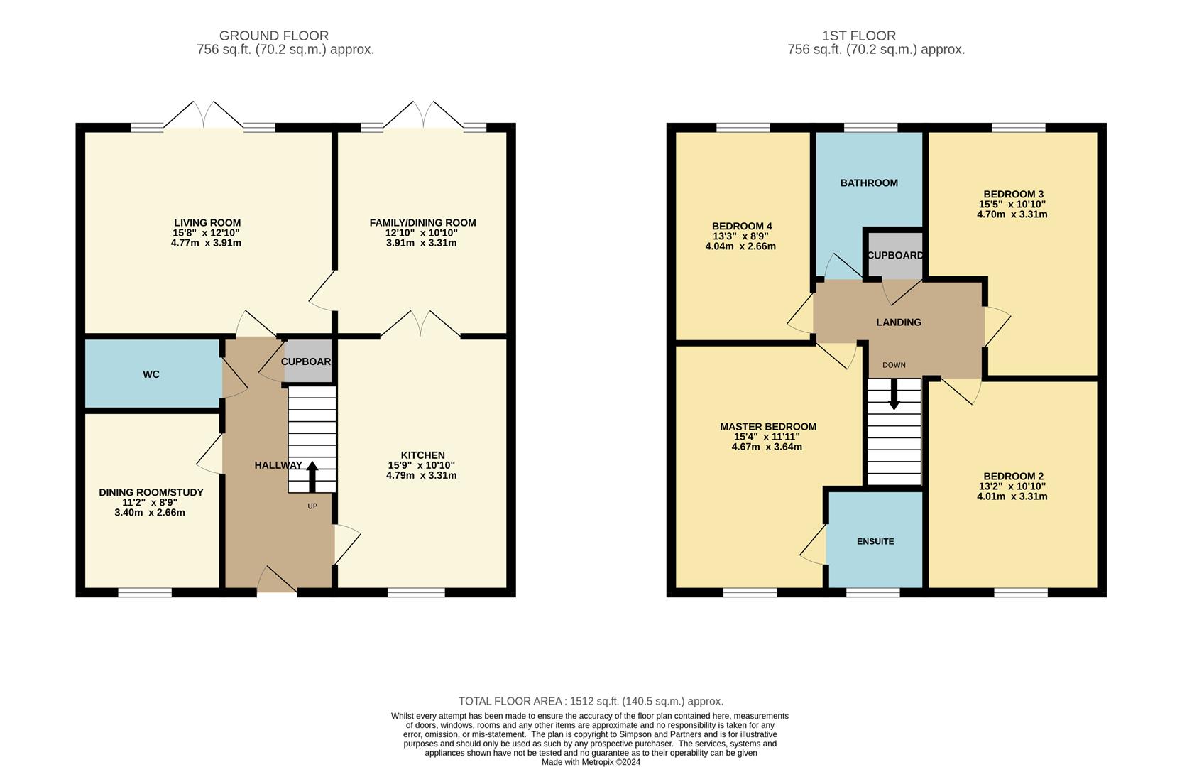 41, Darsdale Drive, Raunds floorplan