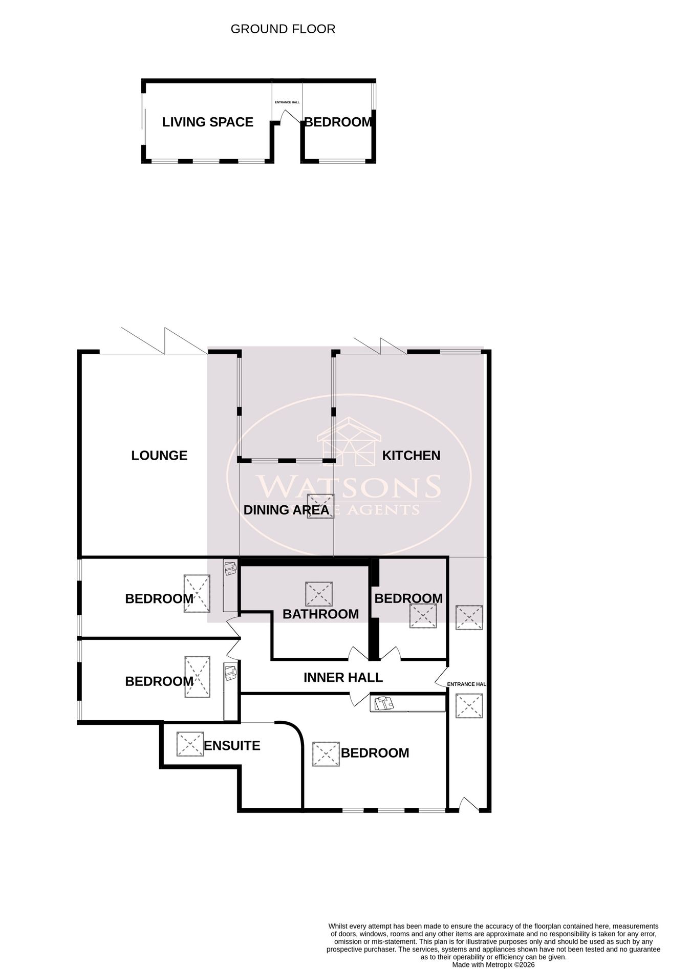 Chaworth, Long Lane, Nottingham floorplan