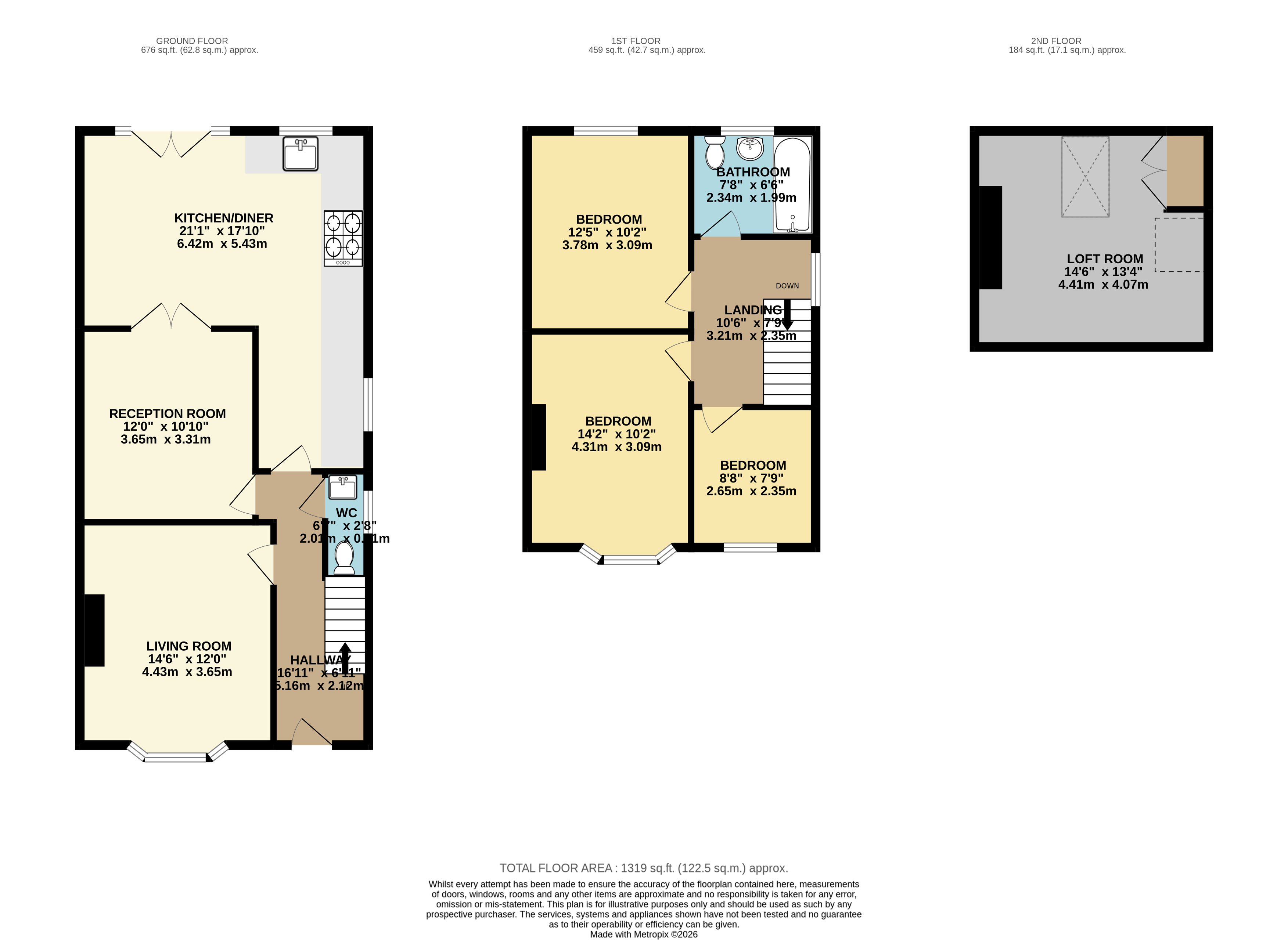 4, Greenfield Road, Bristol floorplan
