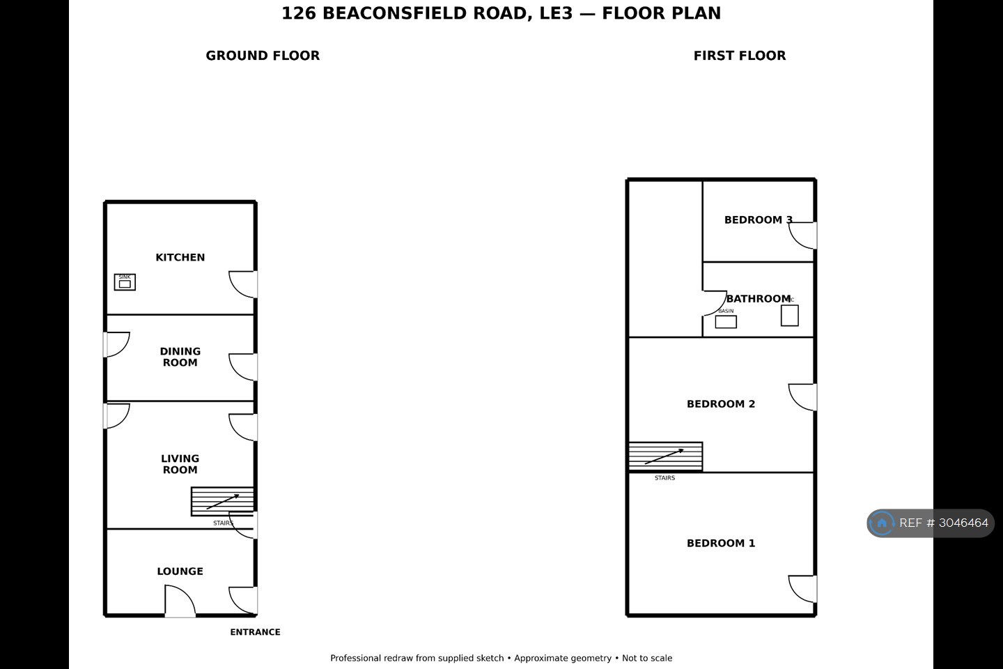 Beaconsfield Road, Leicester floorplan