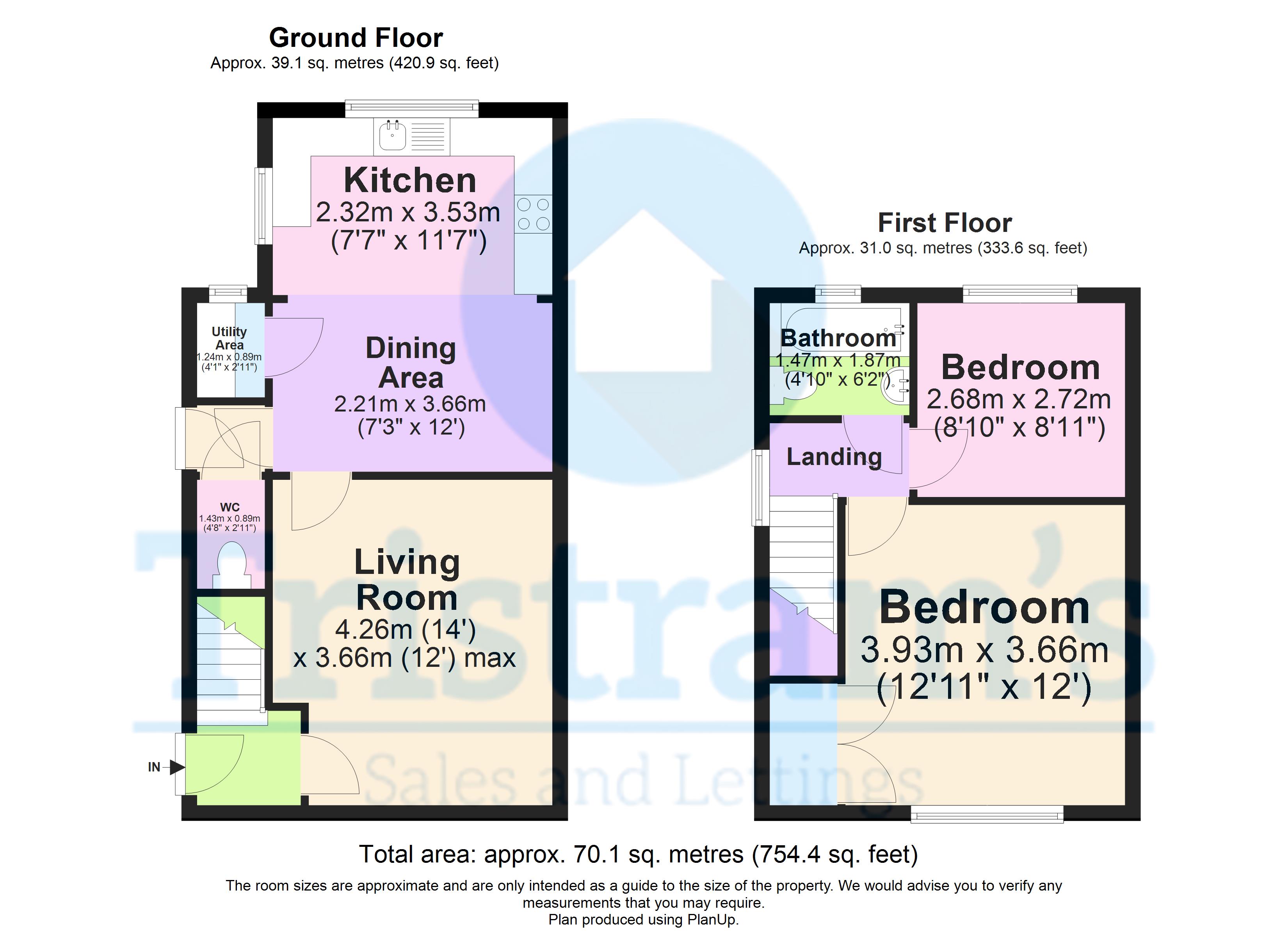 146, Felstead Road, Nottingham floorplan