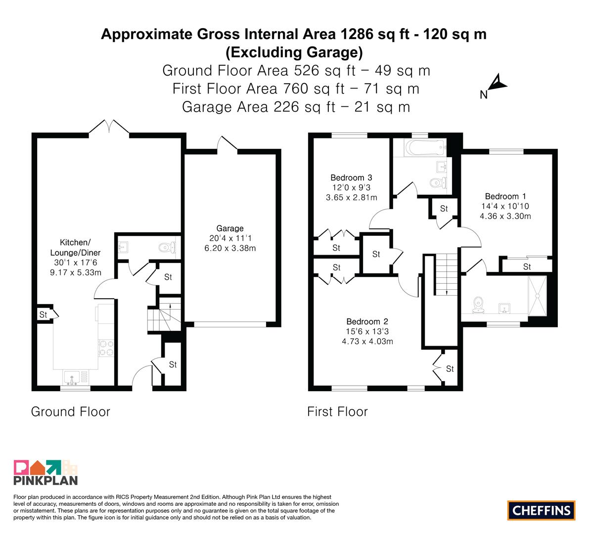 5, Farriers Way, Balsham floorplan
