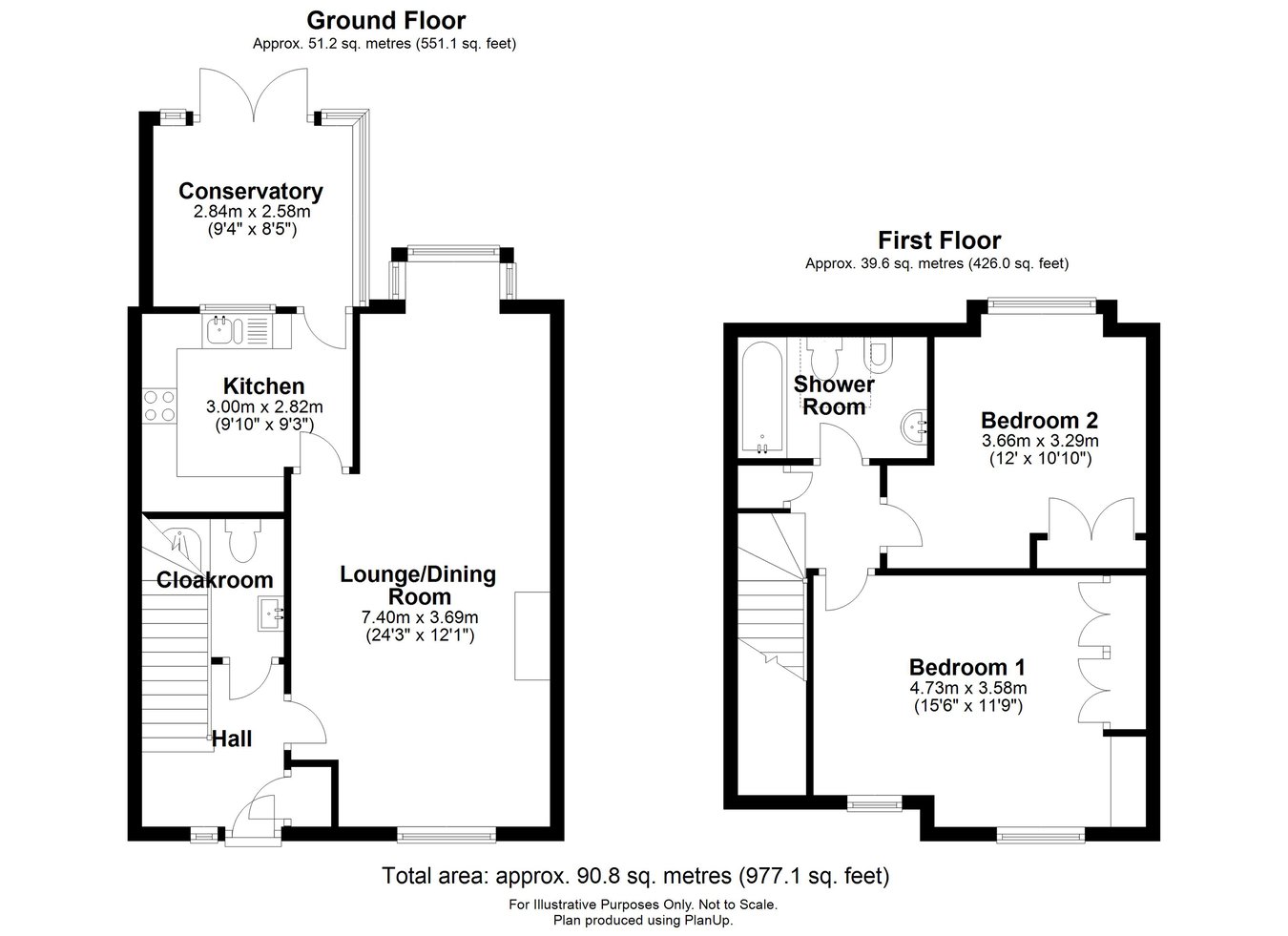 10, Courville Close, Alveston floorplan