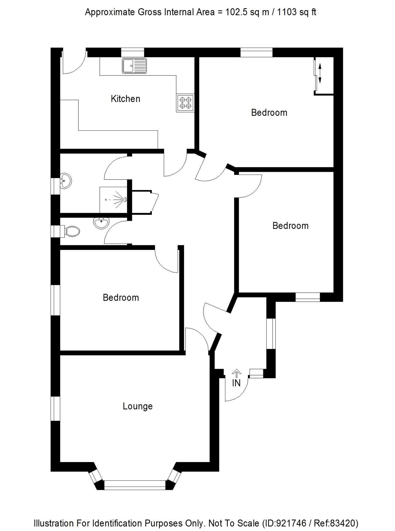 Asquith Road, Wigmore ME8, 3 bedroom bungalow for sale 63368463