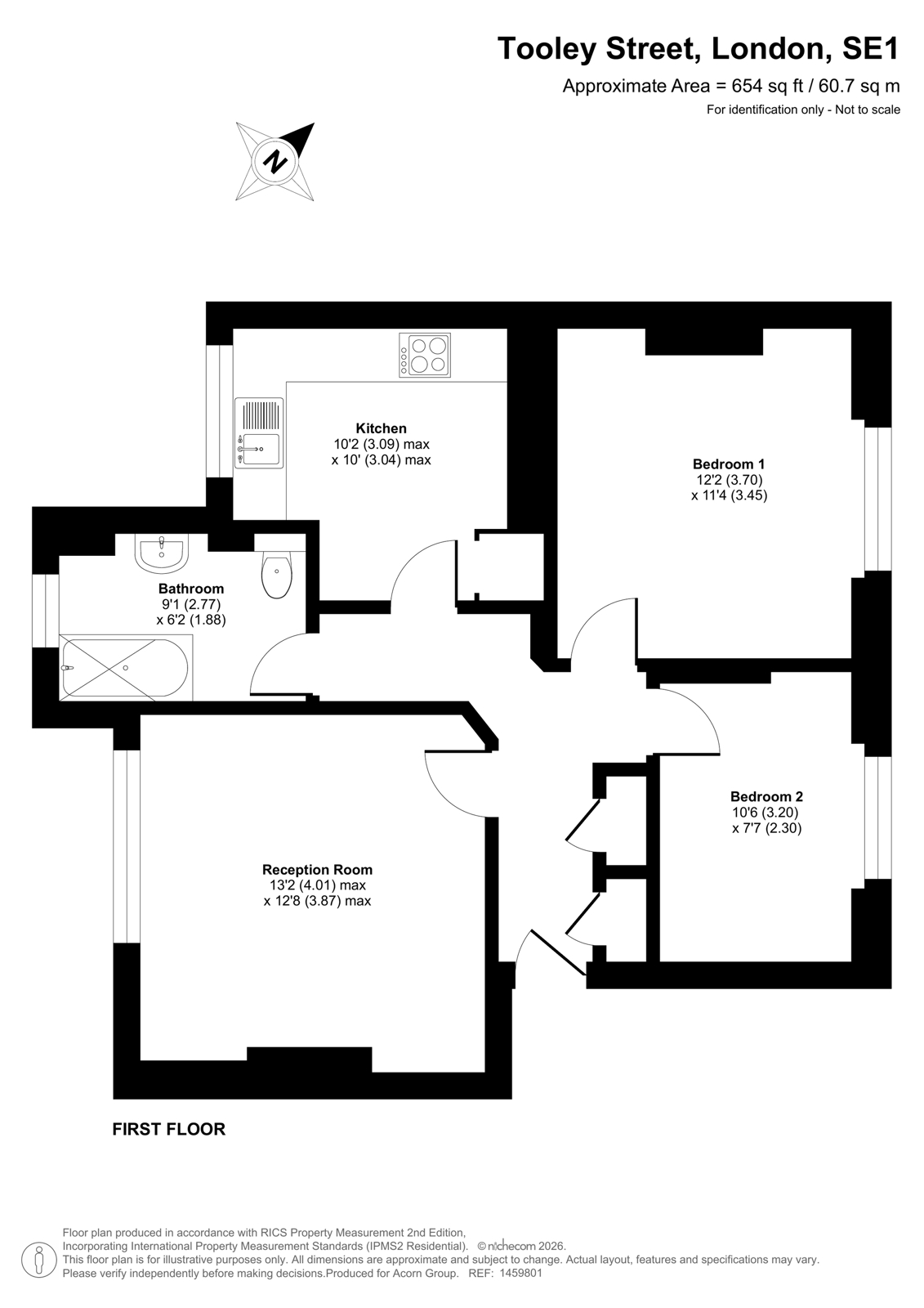 Flat 113, Devon Mansions,, Tooley Street, London floorplan