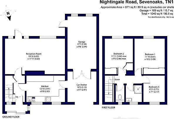 11, Nightingale Road, Kemsing floorplan