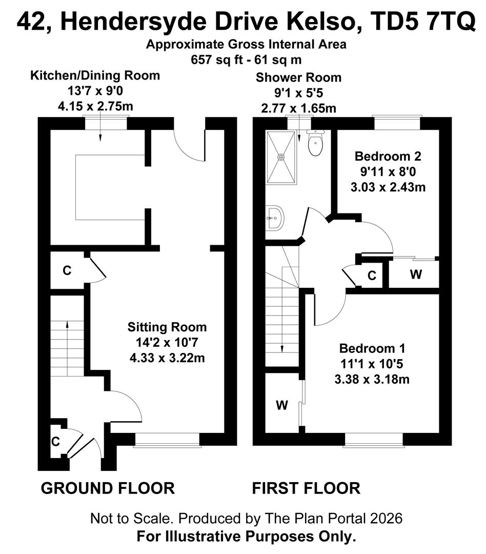 42, Hendersyde Drive, Kelso floorplan