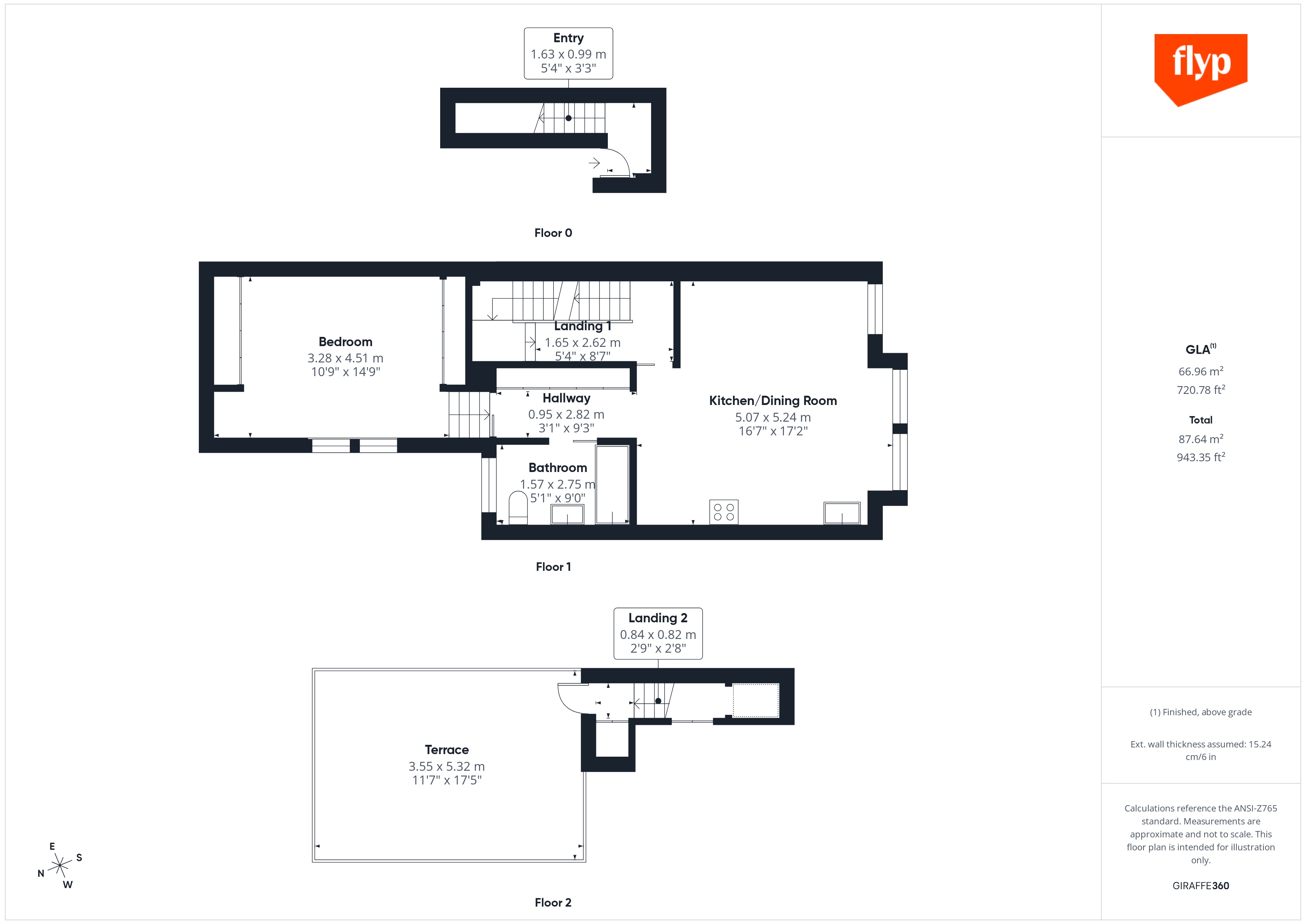 Flat C, 138, Fleet Road, London floorplan