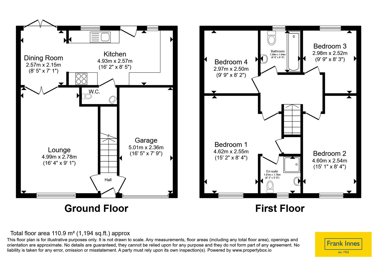 17, Hewett Street, Mansfield floorplan