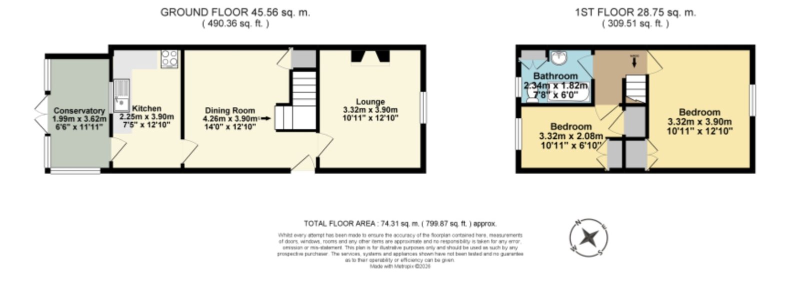 135, Capel Street, Folkestone floorplan