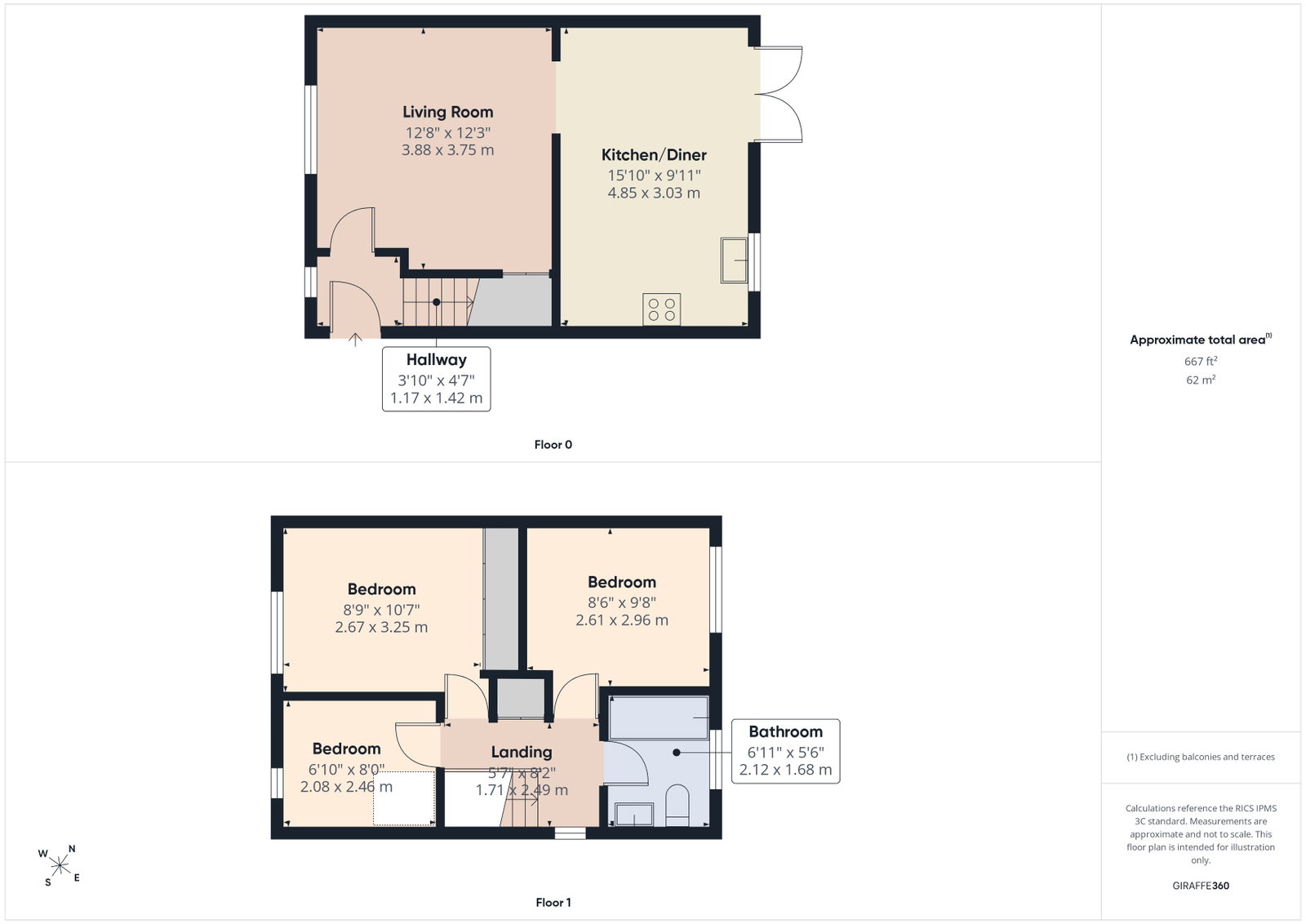 The Coppice, Attleborough floorplan