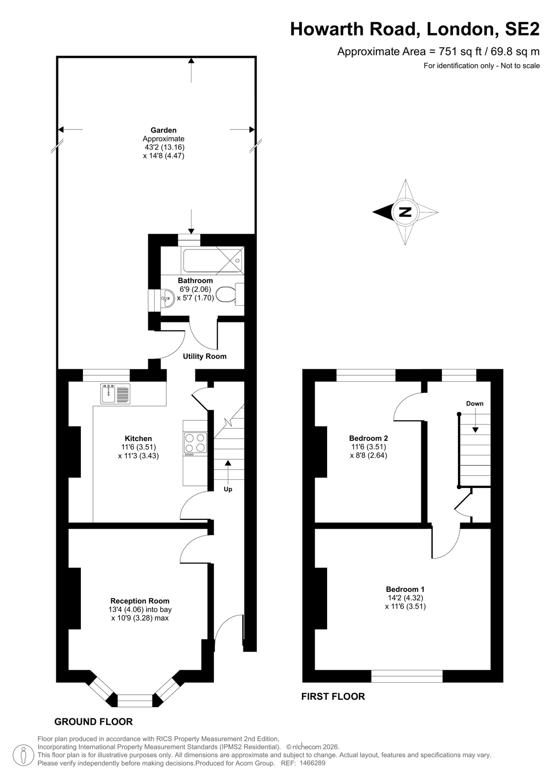 51, Howarth Road, London floorplan
