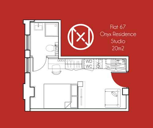 0 Bedrooms Studio to rent in Onyx Residence, 111 St Mary's Road, Sheffield S2