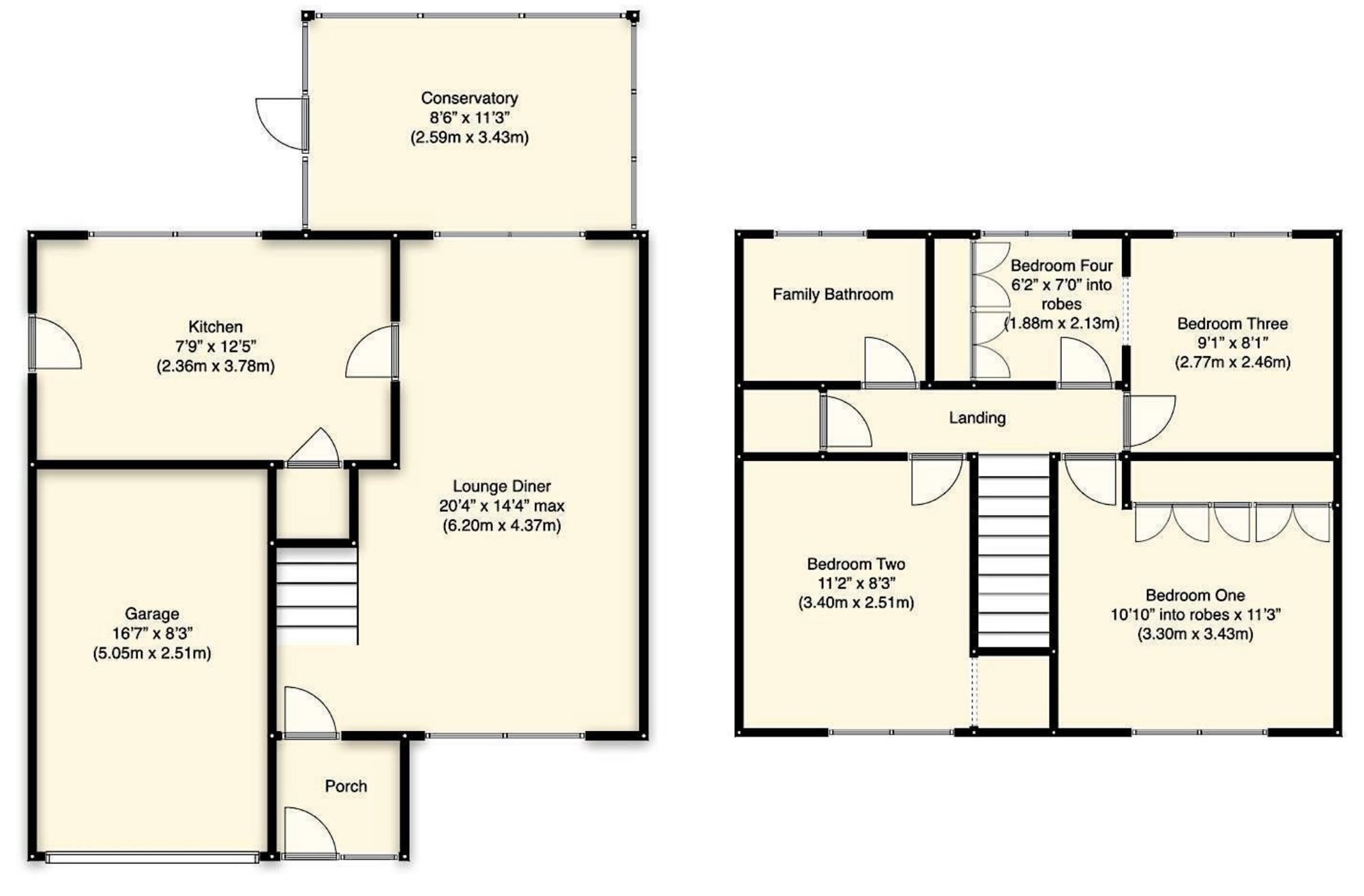 4 Wolsey Close, Leicester floorplan