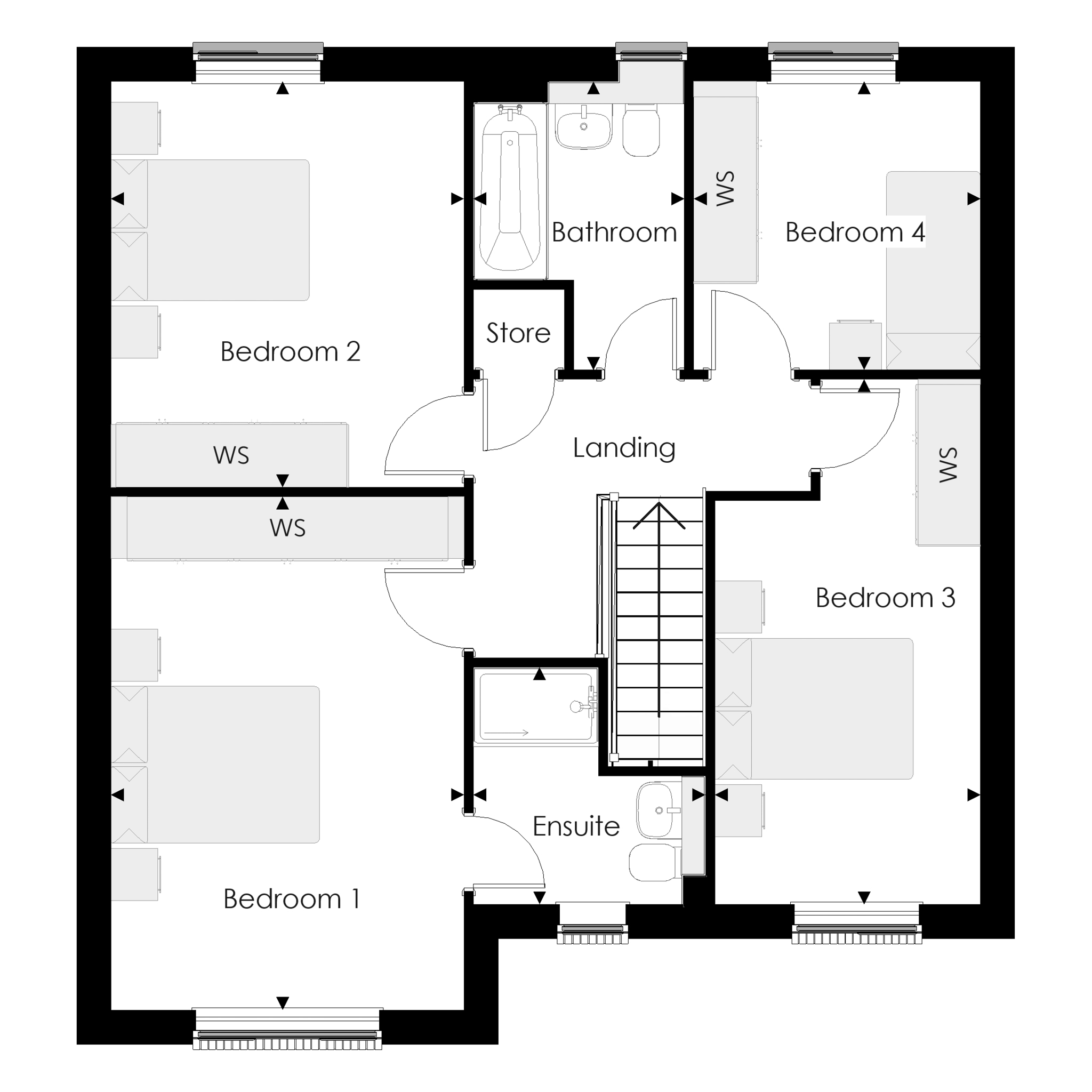 15, Green Lane, Chesterton floorplan