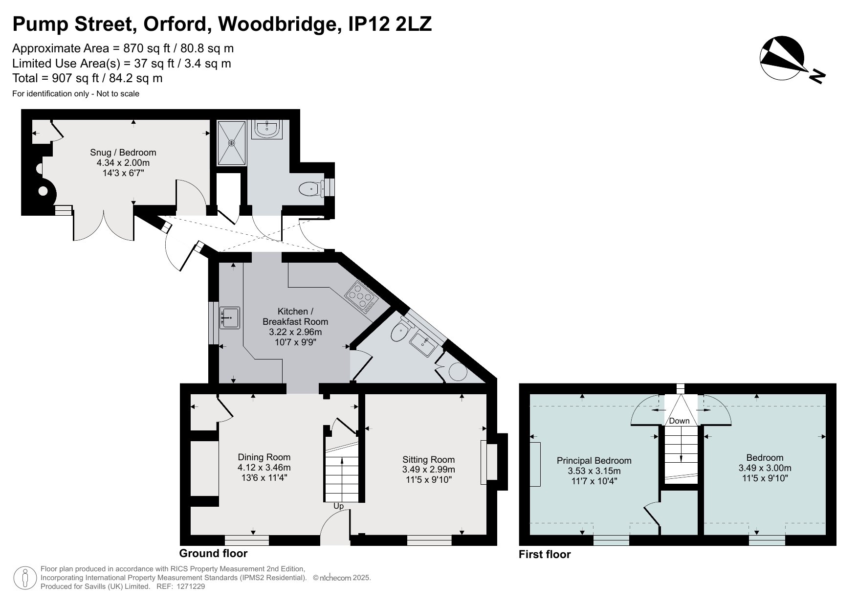 88, Pump Street, Woodbridge floorplan
