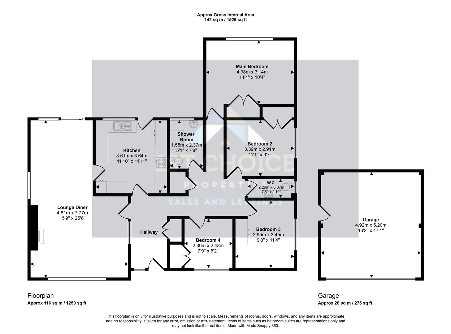 22, Lower Mardley Hill, Welwyn floorplan
