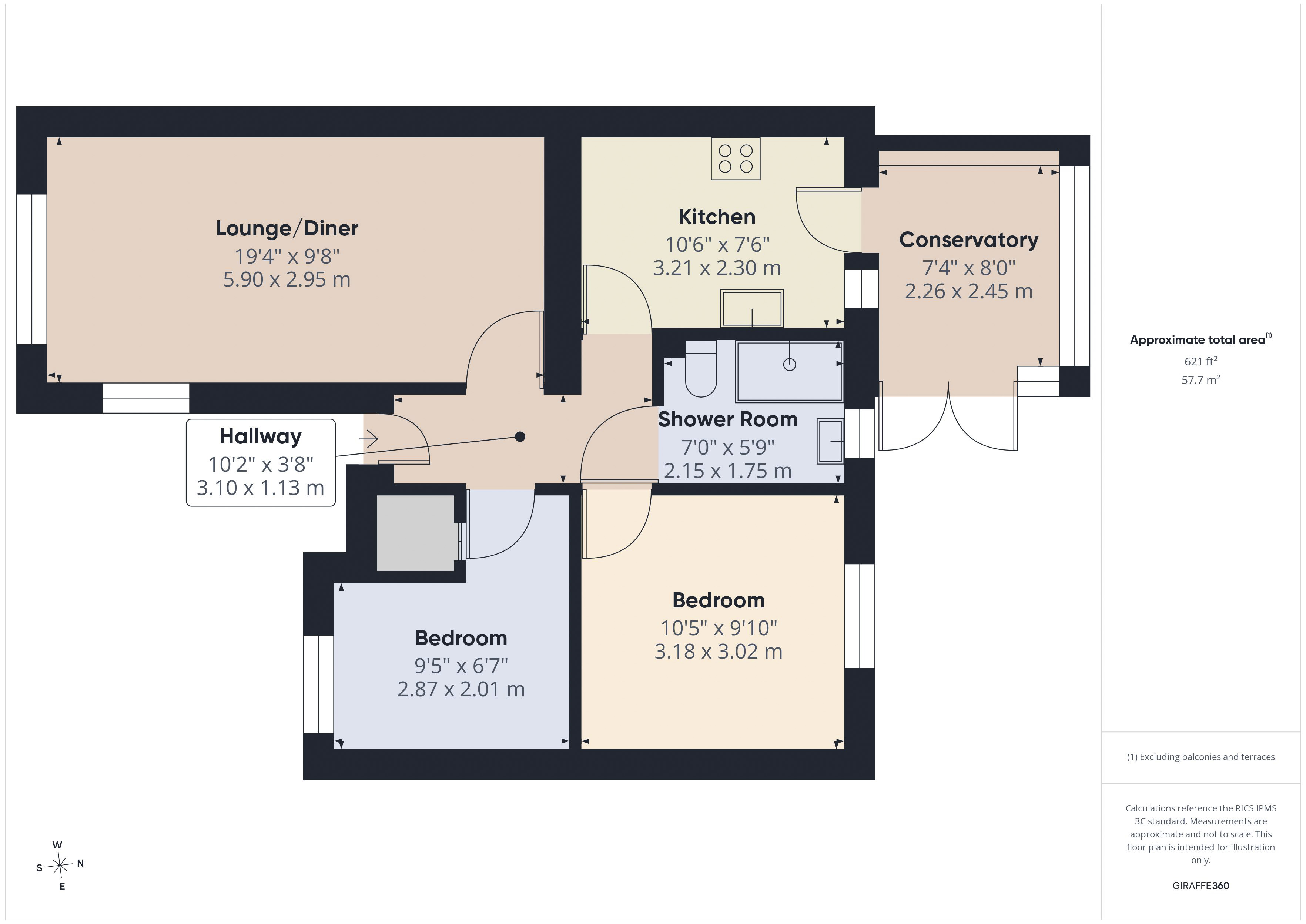 8, Willow Court, Bridgwater floorplan