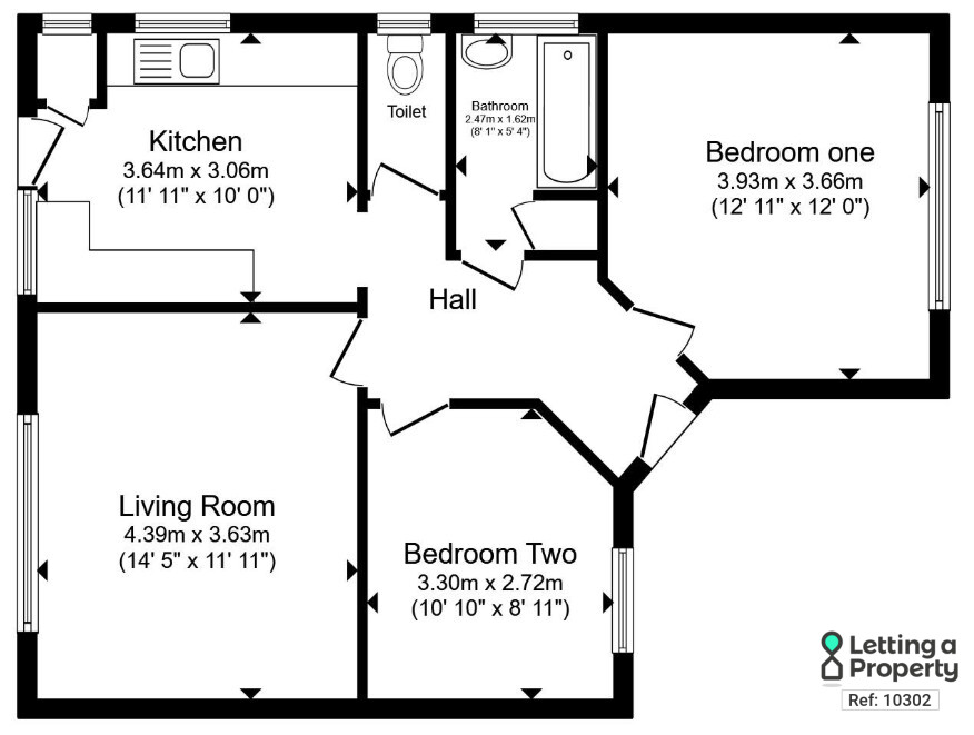 Hillside Crescent, Clacton-On-Sea floorplan