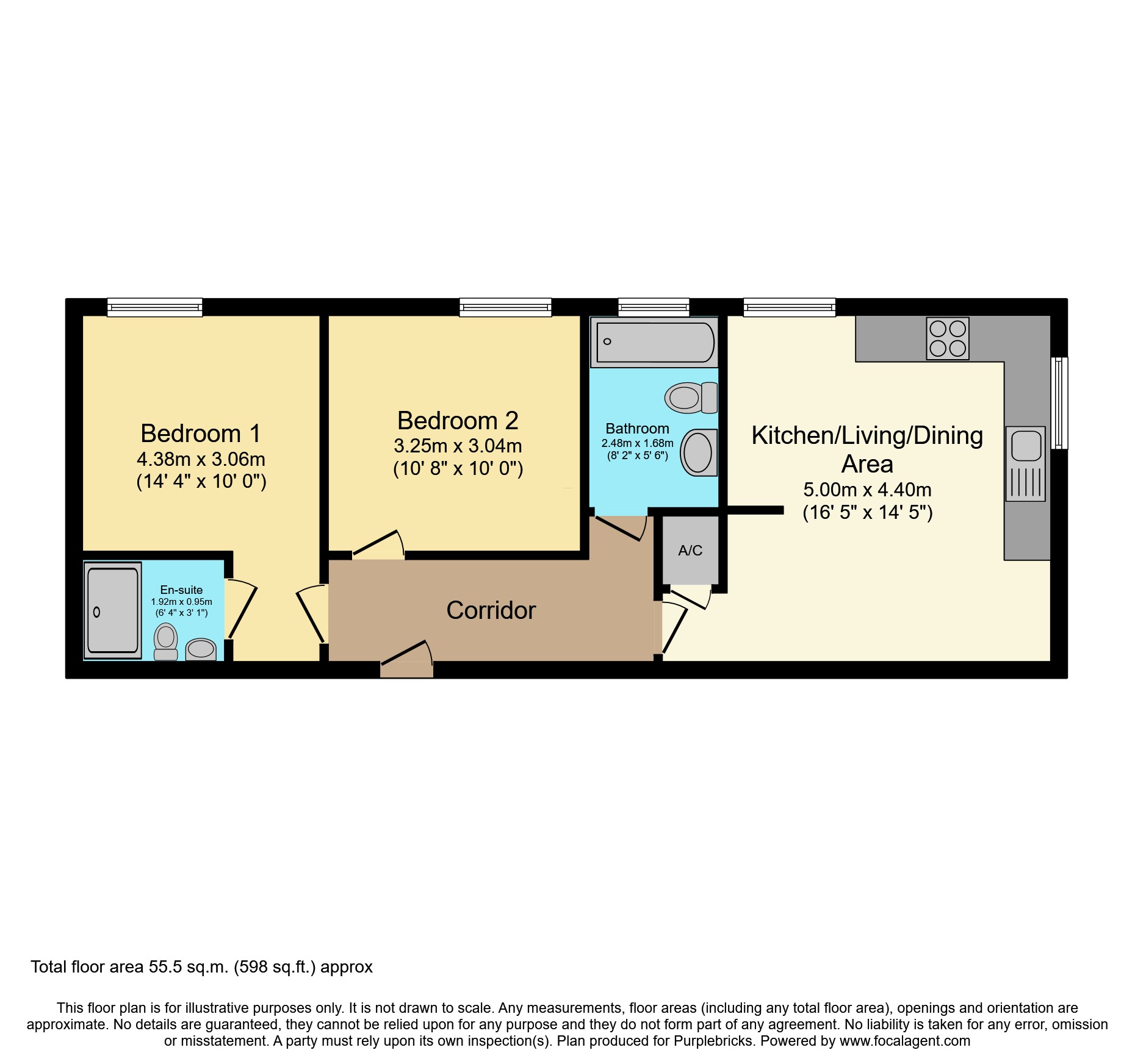 Flat 29/Dugard House,, Moss Road, Colchester floorplan