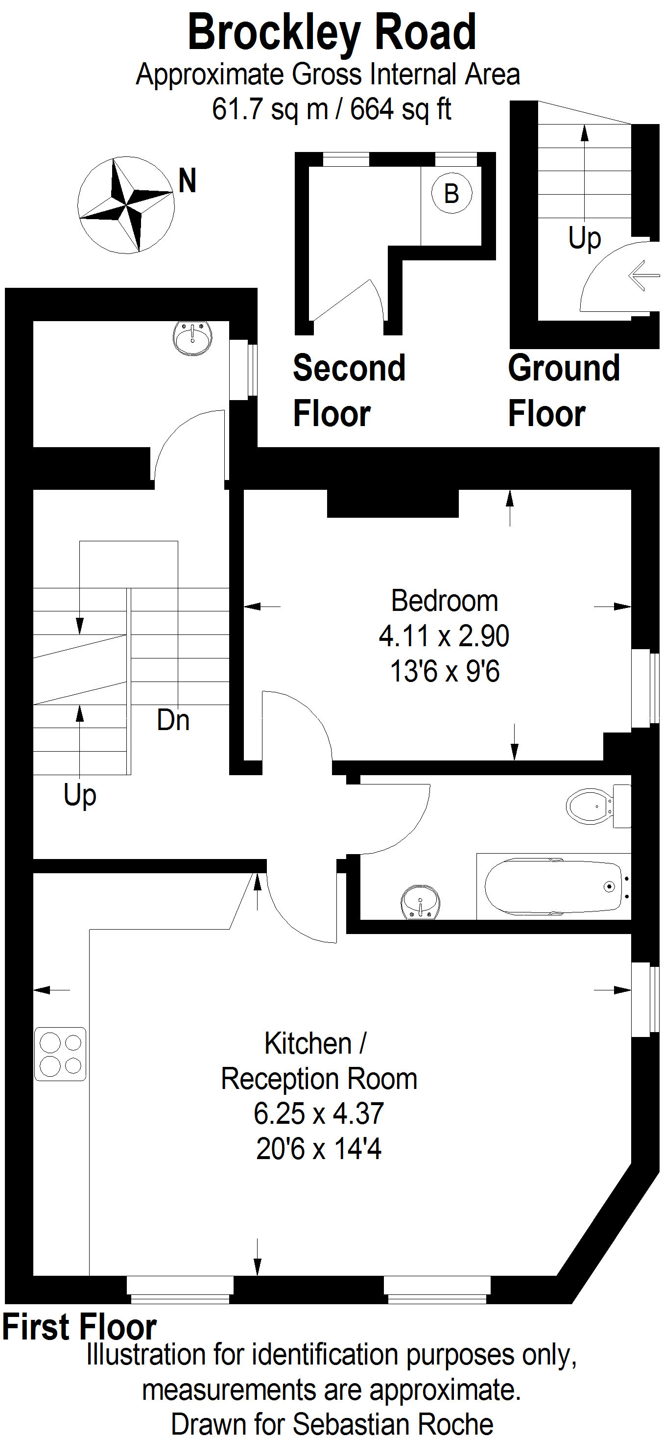 2 Bedrooms Flat to rent in Brockley Road, London SE4