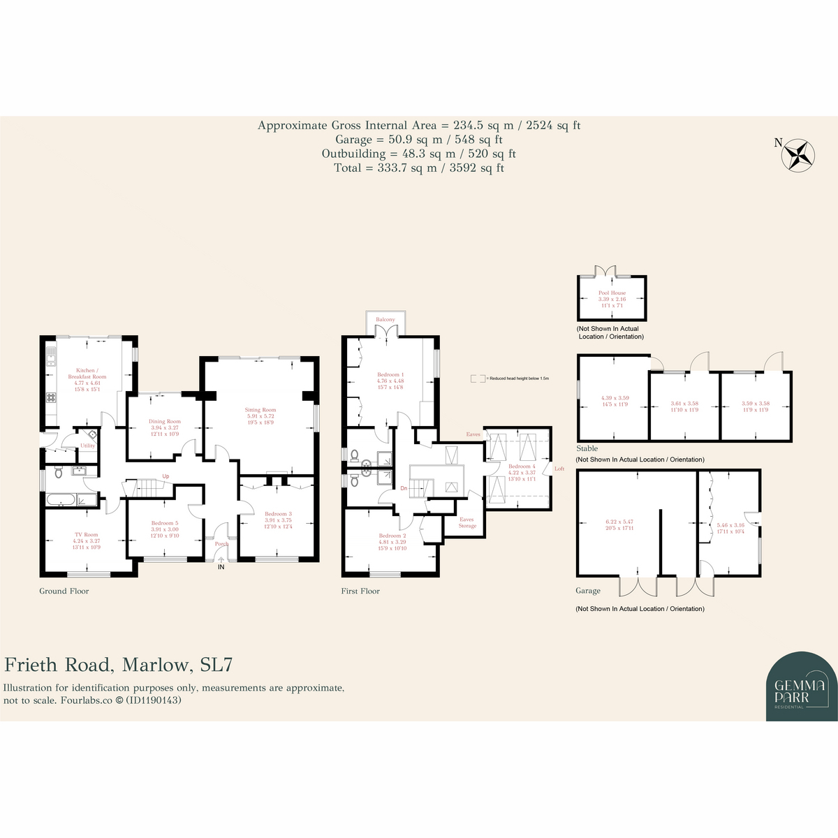 46, Frieth Road, Marlow floorplan