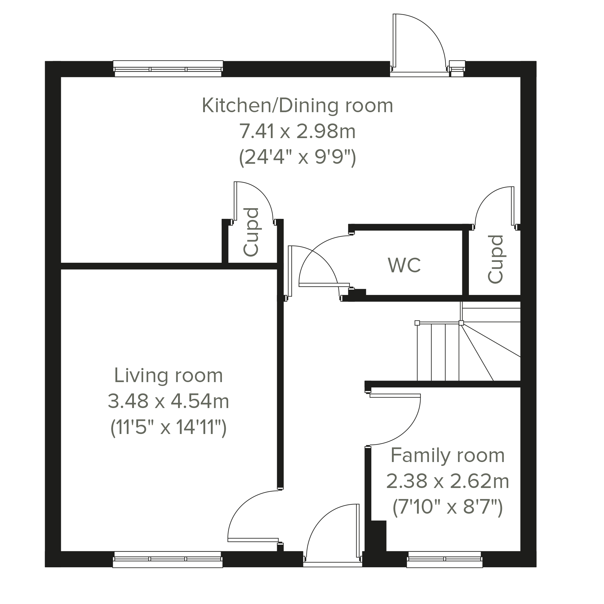 171, Kings Road, Beith floorplan